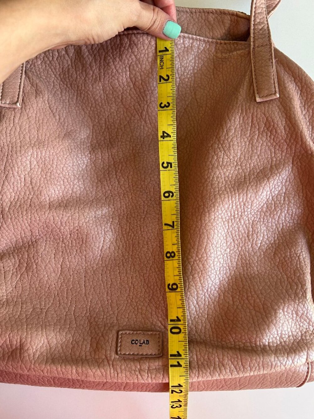 Designer Bag CoLab brand Beautiful blush pink slouchy shoulder softcomfy leather - Picture 7 of 11